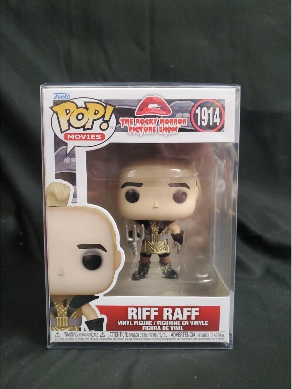 Funko Pop! Movies Riff Raff #1914 Vinyl Figure Rocky Horror Show w/ Protector